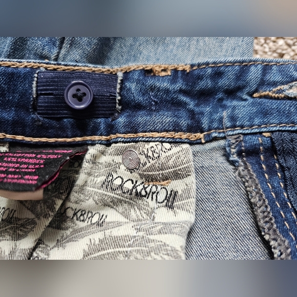 Rock & Roll Girls Bootcut jeans, with adjustable elastic waistband, size 16 - Picture 12 of 12